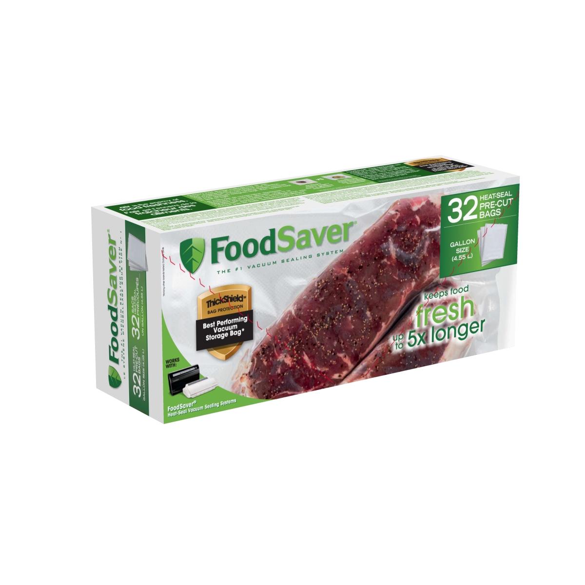 FoodSaver® Gallon Size Heat-Seal Vacuum Sealer Bags, 32 Count  FSFSBF0326-033