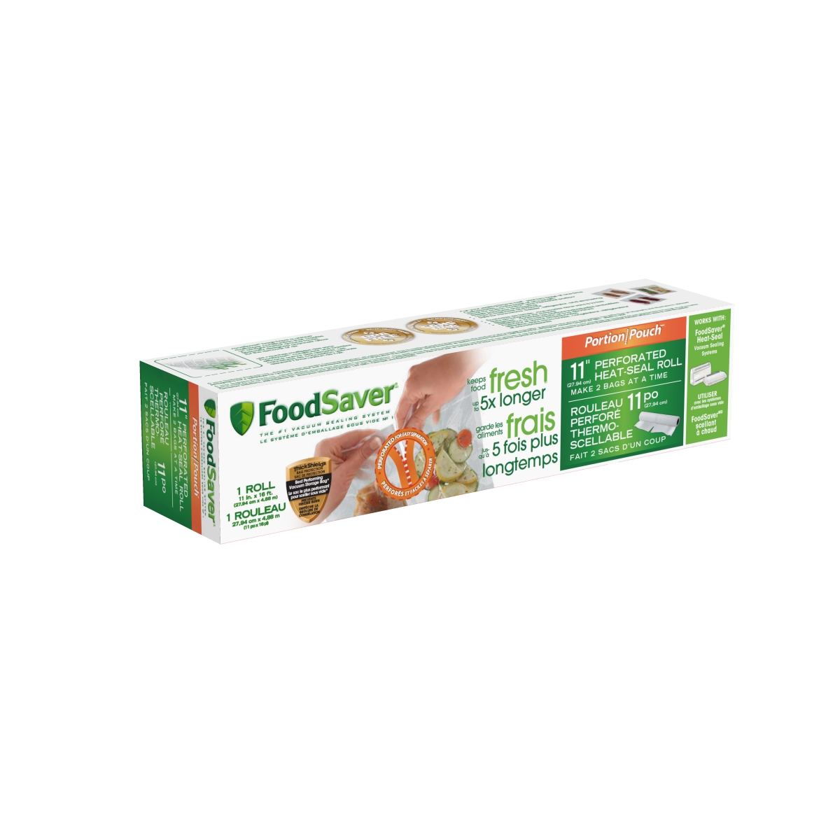 FoodSaver® Portion Pouch™ 11 Heat-Seal Vacuum Sealer Roll, Single  FSFSBF2616-033